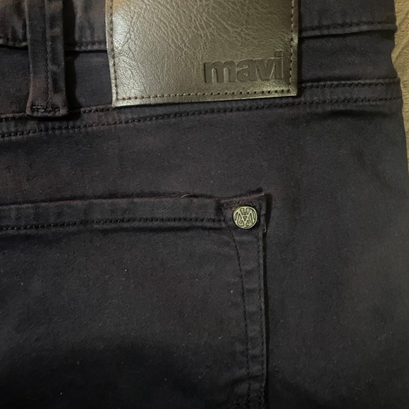 Mavi Men's Matt Relaxed Straight Leg Chino Pants - Black - Size 44x32 - Picture 6 of 7